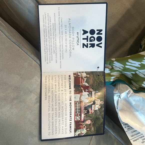 Novogratz Body Pillow “YAY FOR TONIGHT” new with tags - Picture 4 of 4